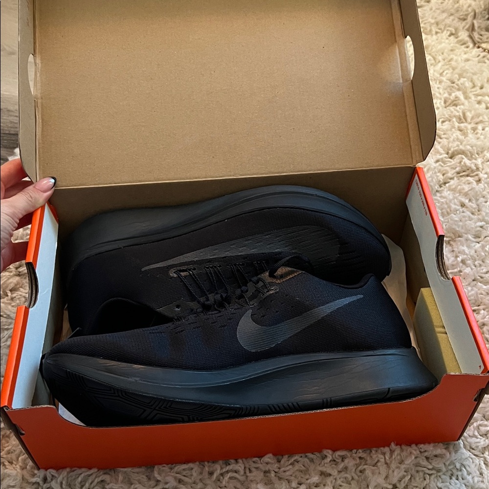 Nike Men's Black “Zoom Fly” Athletic Shoes